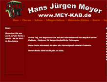 Tablet Screenshot of mey-kab.de